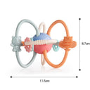 Rotating Rattle Ball Baby Development Toy Silicone Teether