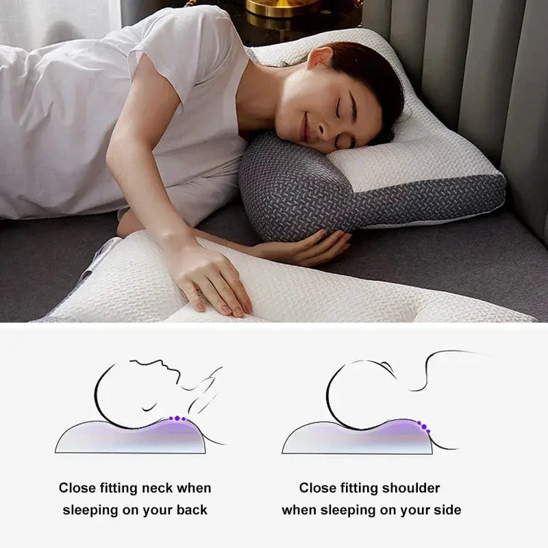 Memory Orthopedic Cotton Pillow 40x70cm Ergonomic Cervical
