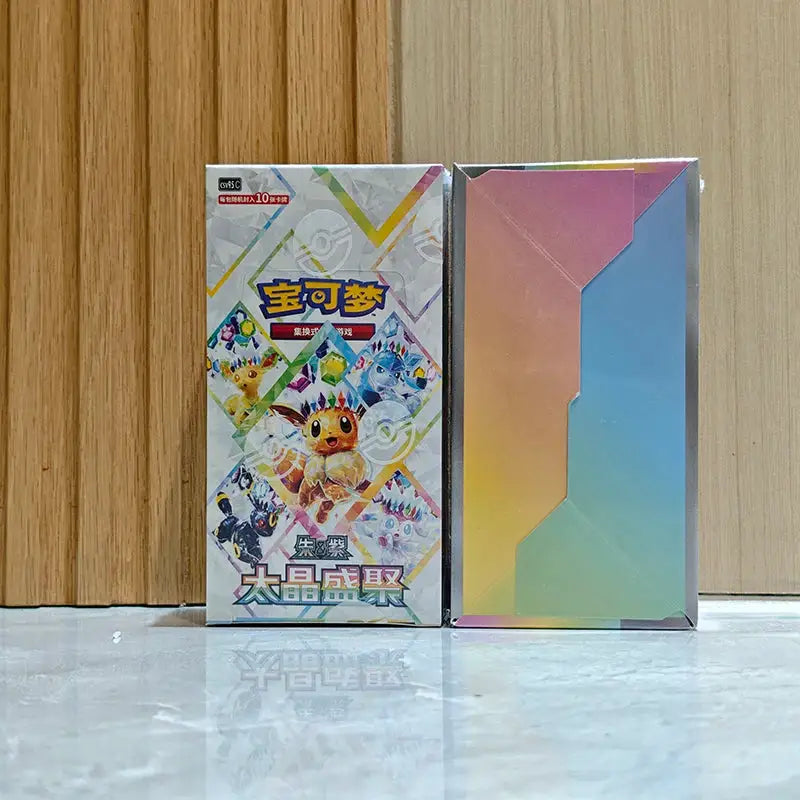 Pokemon PTCG Sv8a Chinese Version 17.5 Radiant Treasures Booster Blind Box Battle Trading Cards Collectible Gift For Card Fans