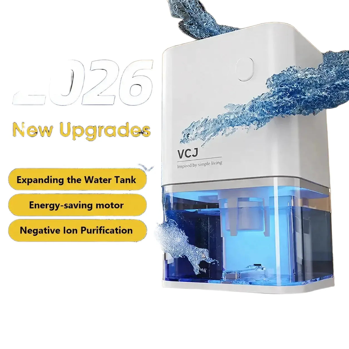 Silent European Plug Dehumidifier — product view 1