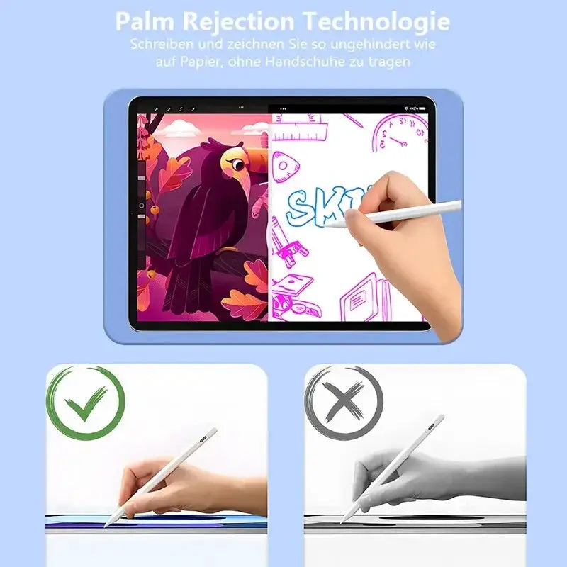 Apple Pencil Palm Rejection Power Display iPad Stylus Pen