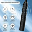 Waterproof Electric Toothbrush - Gentle Gum Care