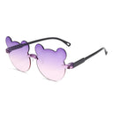 Bear-Shaped UV400 Kids Sunglasses for Outdoor Fun Gear