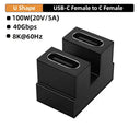 Type C Adapter With 90 Degree Angled Design