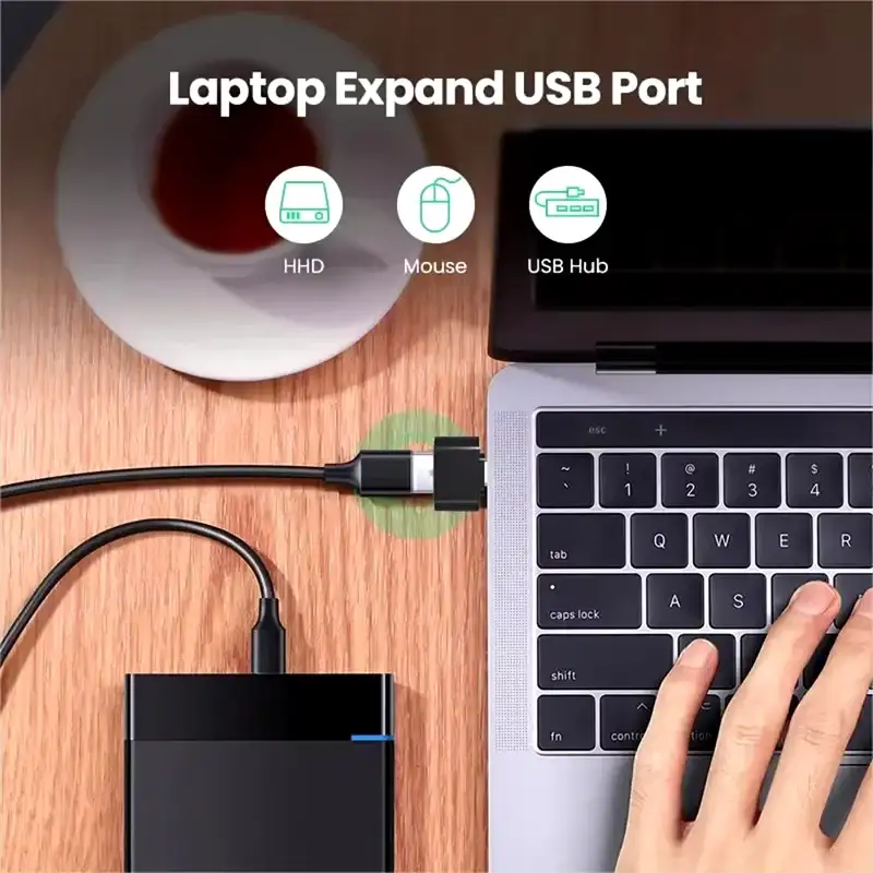 Mini Type C to USB Adapter 3.0 USB-C Male OTG A Female Data Connector For MacBook Pro iPad Mini 6/Pro MacBook Air Type C Device