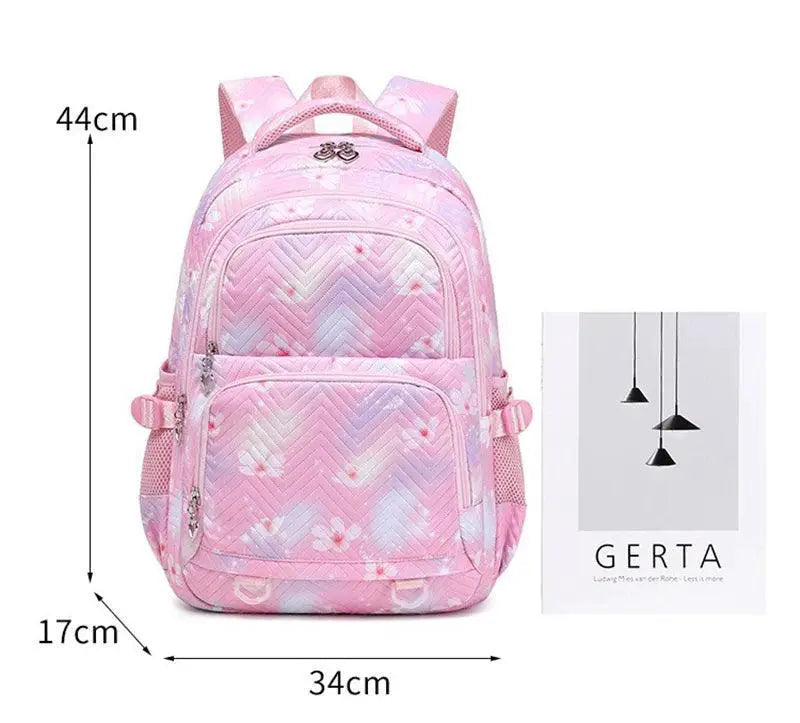 Disney Lilo And Stitch Waterproof Backpack For Girls