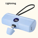 Mini Power Bank - 5000mAh Fast Charge With Led