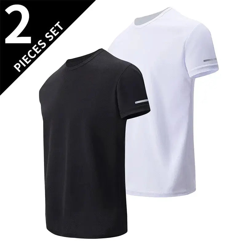 Plus-Size Men's Quick-Dry T-Shirts Set — product view 17