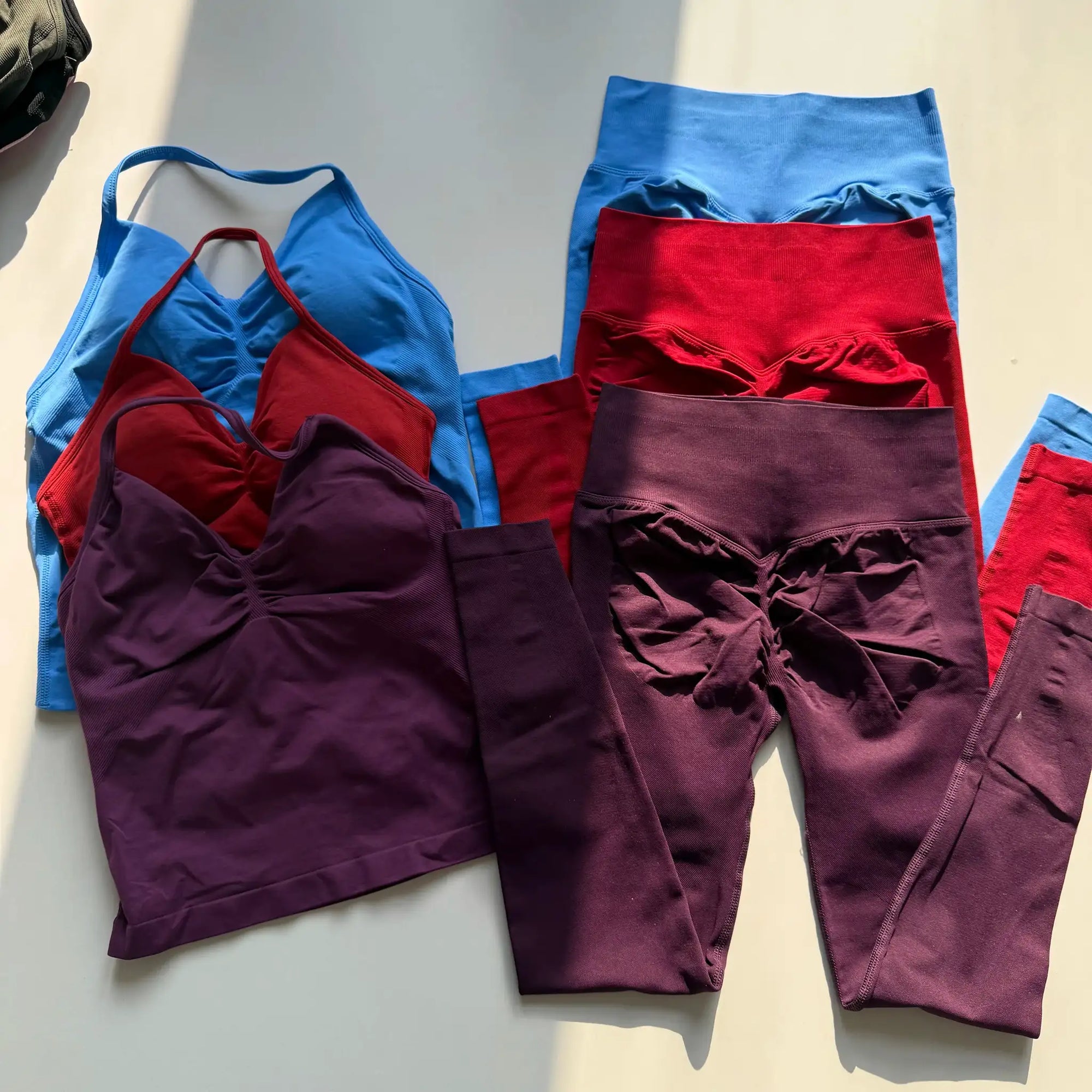 Yoga Set Women Halter Back Fitness - High Waist