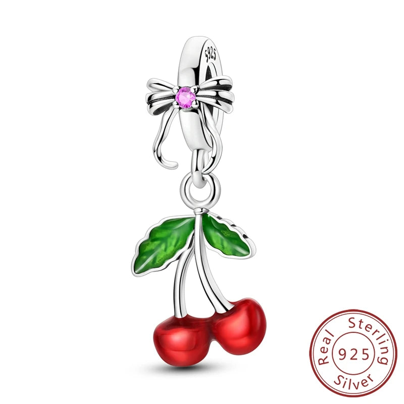 Charm Sterling Silver Bead Pendant