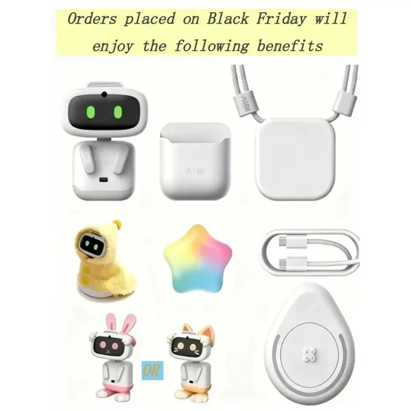AIBI Pocket AI Robot With Bluetooth WiFi Rotating Camera and GPT Voice