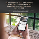 Smart Cat Eye Doorbell Four Point Three Inch IPS Display And 2K Video Anti Theft