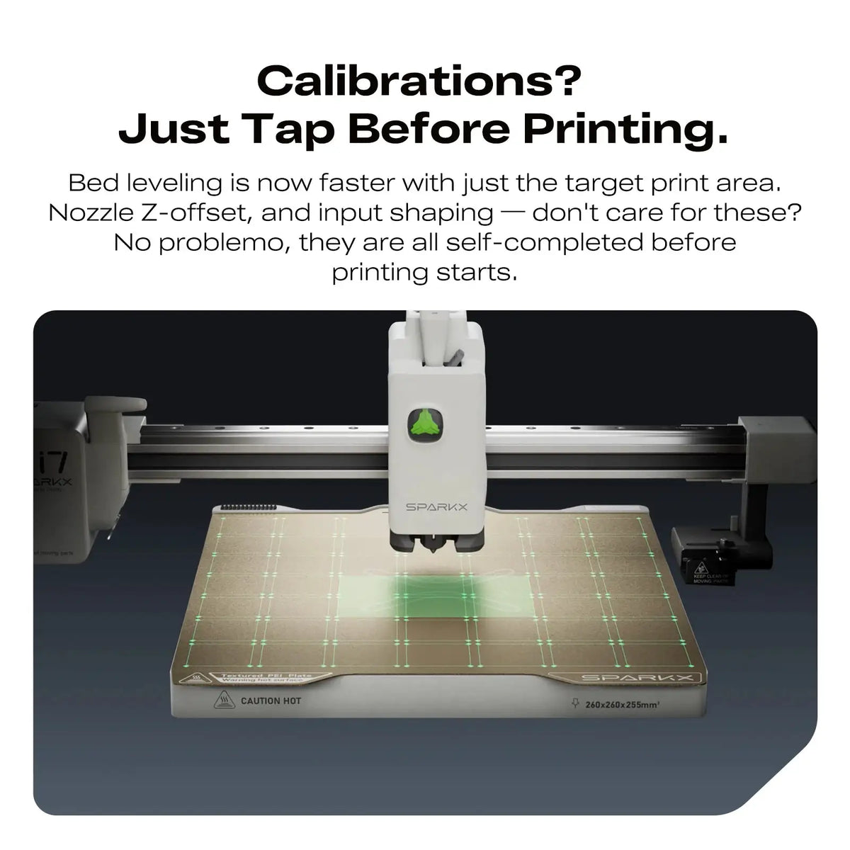 Creality SPARKX I7 Combo 3D Printer, Beginner-Friendly Multi-Color 3D Printer with AI Camera, Auto Leveling, Automatic Filament System, Direct Drive Extruder, 260 X 260 X 255Mm