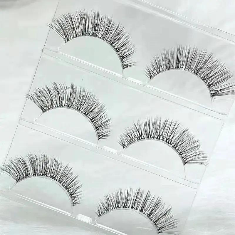 Crisscross 3D Faux Mink Eyelashes Set 5 Pairs Glamorous
