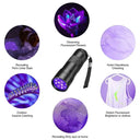 UV Flashlight - Spot Stains And Bed Bugs Easily