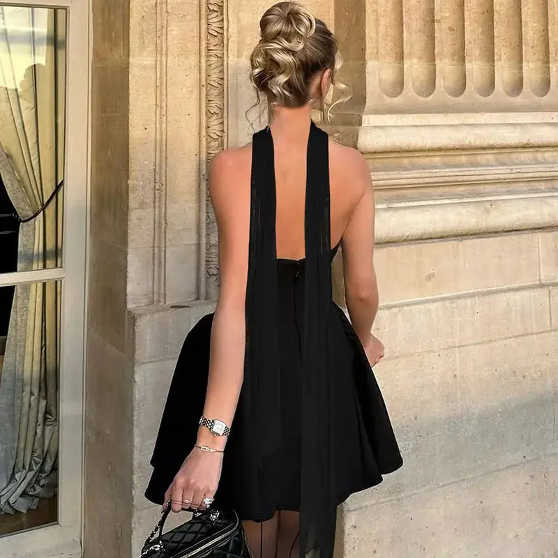 Avrilyaan Off Shoulder Backless Sexy A-line Dress Women 2025 Elegant Party Dress Strapless Bodycon Mini Summer Dress Vestidos