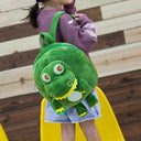 Soft Plush Dino School Backpack for Kids
