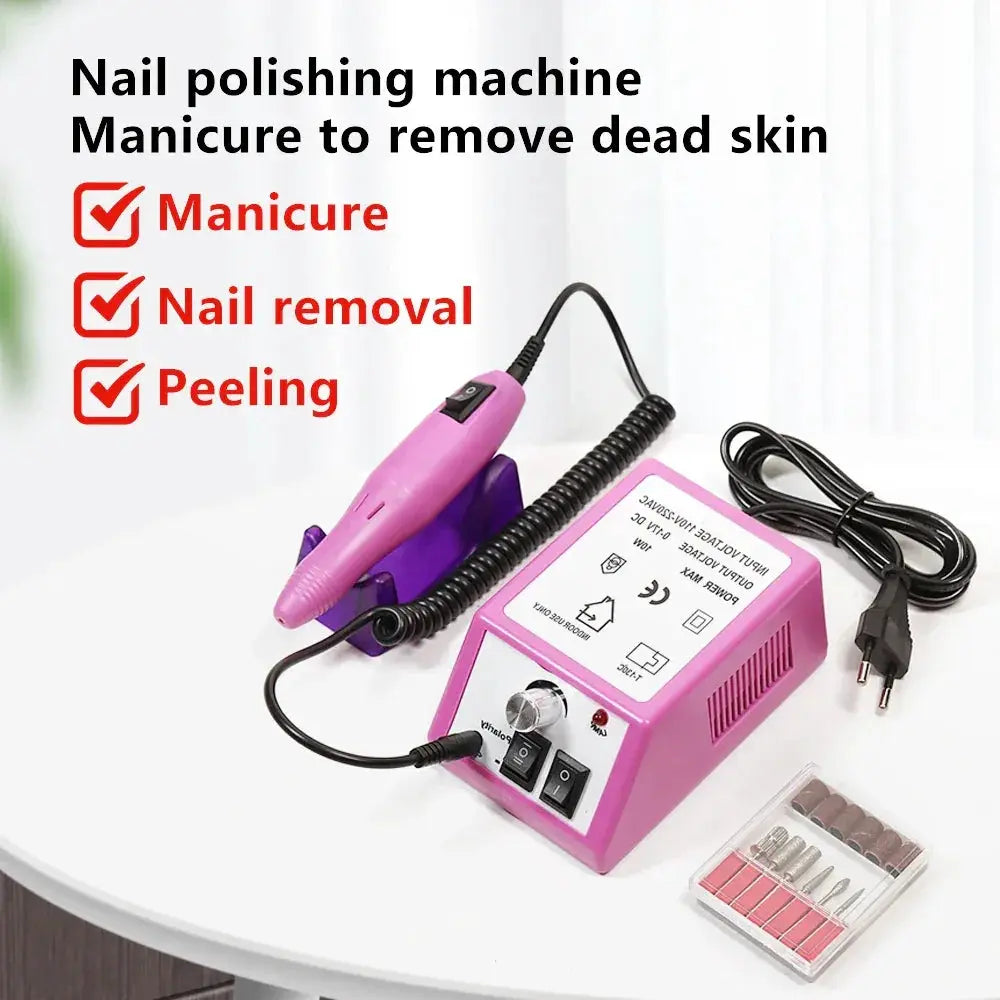 LINMANDA Professional Electric Nail Drill Portable Set