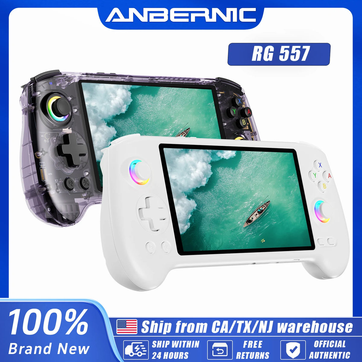 Anbernic Handheld Video Game Console Android Gaming Console " — product view 1