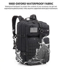 50L/35L/25L Tactical Backpack Men's Travel Large Capacity Rucksacks