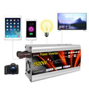 1500W Solar Car Inverter 12V 220V