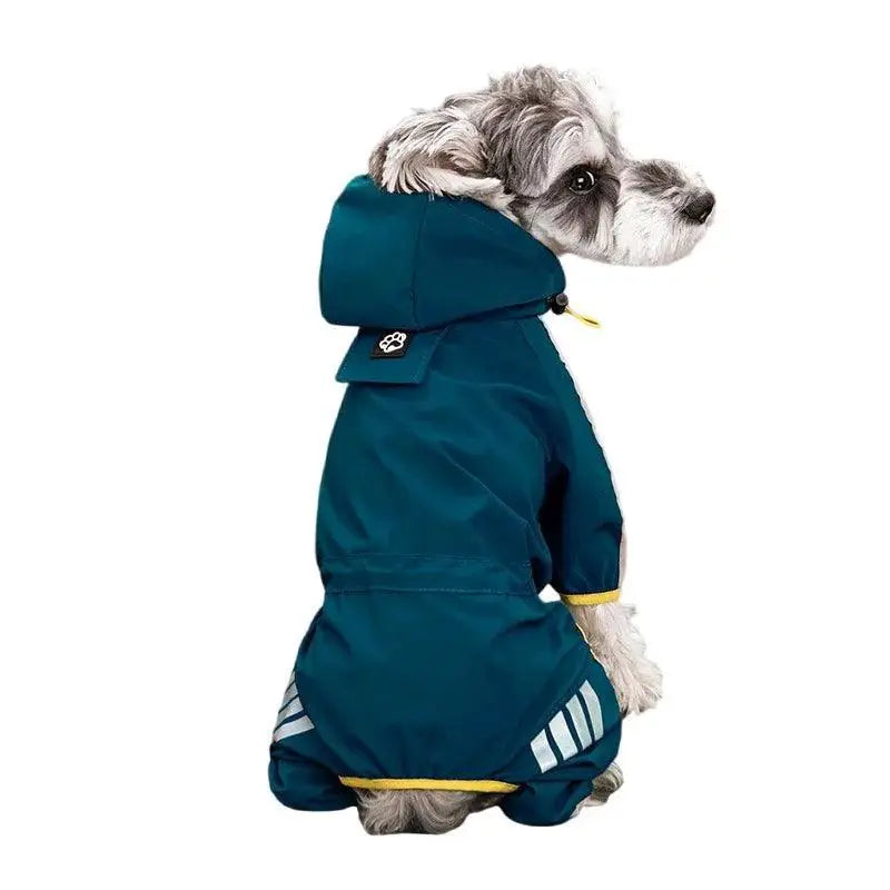 Reflective Waterproof Dog Raincoat Small to Medium Breeds
