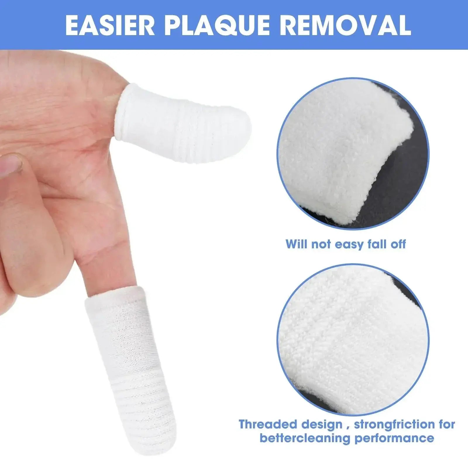 Pet Finger Toothbrush Set For Efficient Oral Care Cleaning