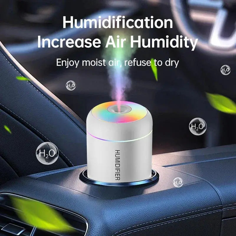 180ML Portable USB Aroma Humidifier With LED Lights