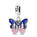Sterling Silver Golden Clover Charm