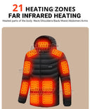 21 Areas Heated Jacket USB Electric Coat For Men And Women