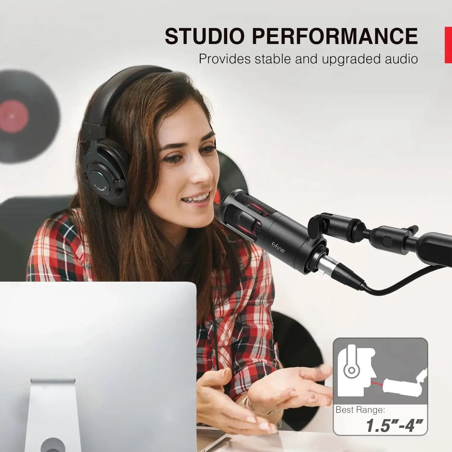 XLR Dynamic Microphone K669D Podcasting and Streaming