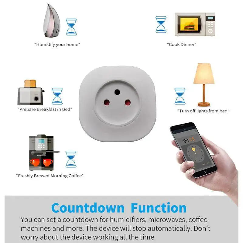 Israel Smart WiFi Power Plug for Alexa and Google Home