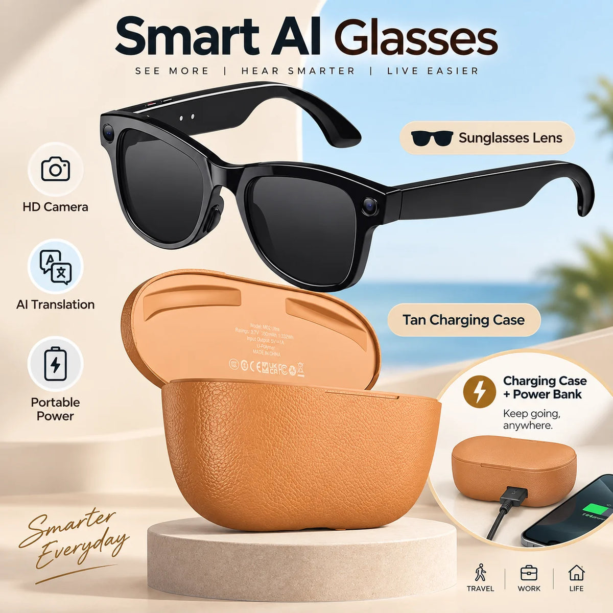 2026 Smart AI Glasses Camera