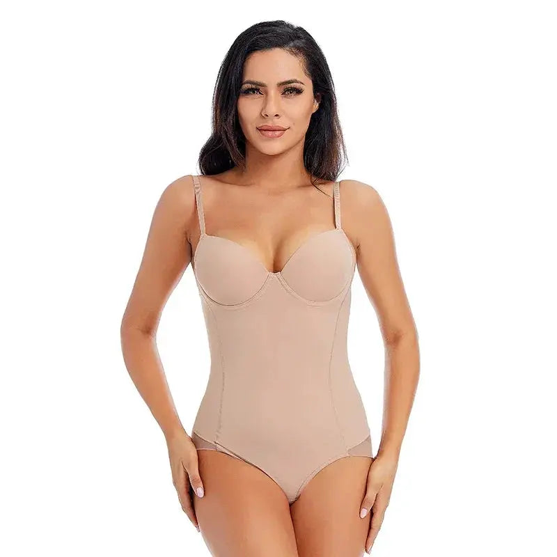 Elegant Silk Bodysuit Shapewear For Women Tummy Control