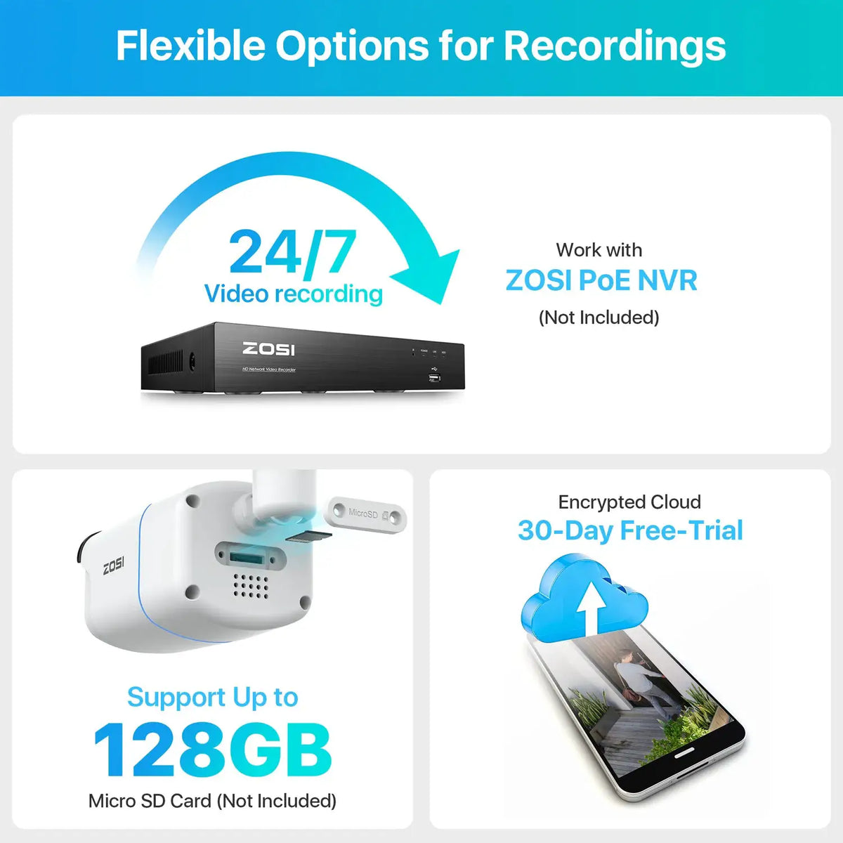 Zosi Poe Outdoor Ip Camera — product view 6