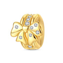 Charm Beads Sterling Silver Golden