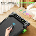 Akluer Under Desk Walking Pad Treadmill 2.5HP Incline LED Display