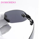 Polarized Clip-On Sunglasses for Men and Women Vintage Style