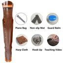 Wood 7 Strings Portable Guzheng for Beginners and Professionals