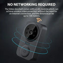 Crystal Clear 4.3 Inch IPS Wireless Video Doorbell With Two Way Intercom