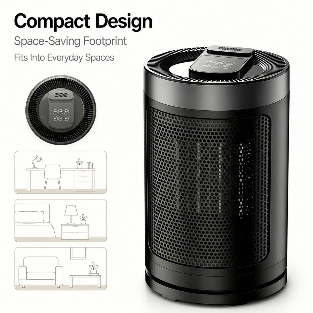 Portable Adjustable Room Heater