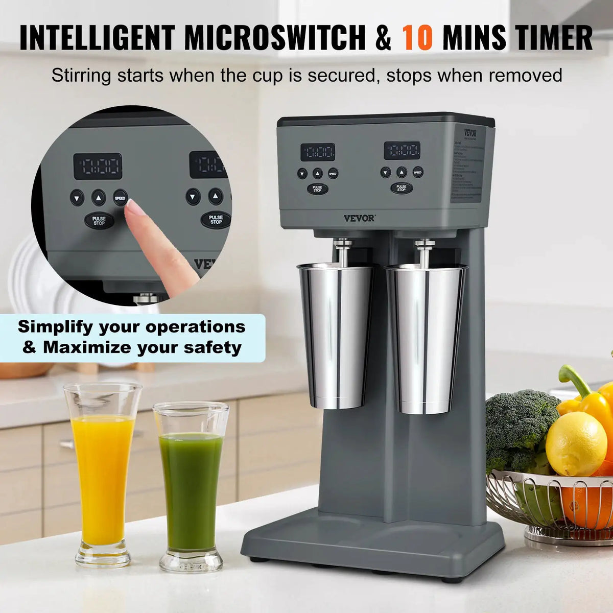 VEVOR Milk shake x Maker Electric Milkshake Machine Commercial — product view 6