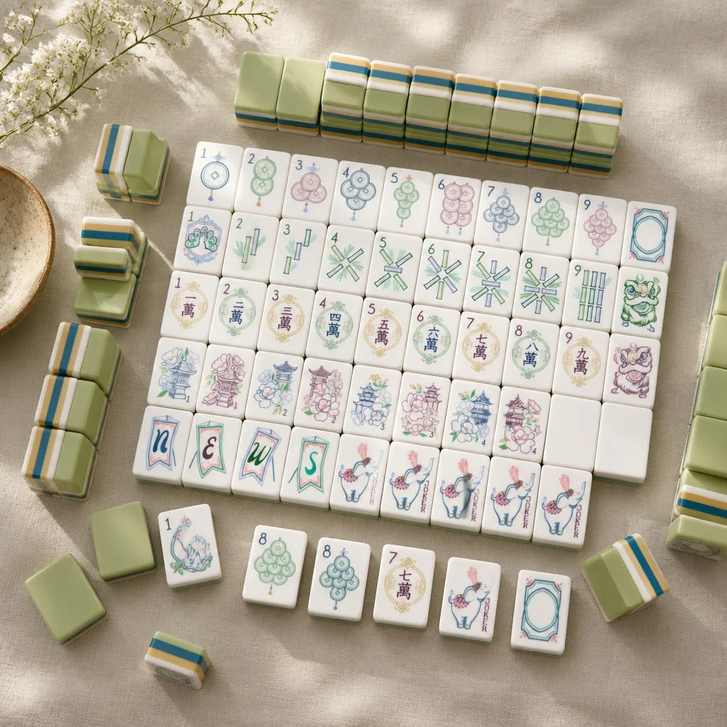 Mahjong Set Family Games