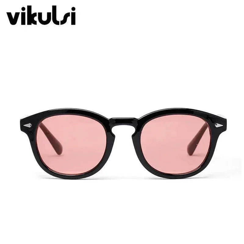 Retro Round Johnny Depp Sunglasses for Men and Women