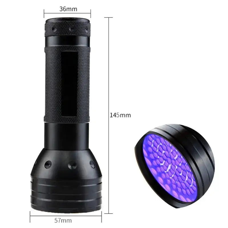 9/12/21/51 LED Protable UV Flashlight Black Light Ultraviolet Torch Blacklight Detector for Dog Urine Pet Stain and Bed Bug