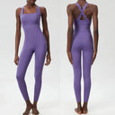 Plus Size Yoga Jumpsuit - Super Stretch Back