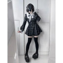 Kawaii Patchwork Dress for Women Chic
