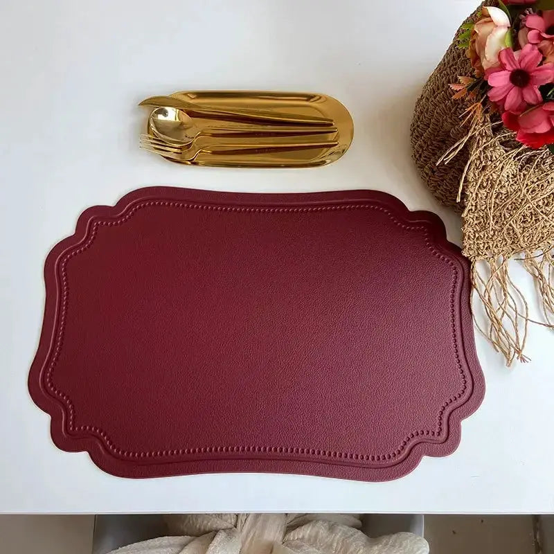 Irregular Tableware Pad Placemat Table Mat For Kitchen Dining