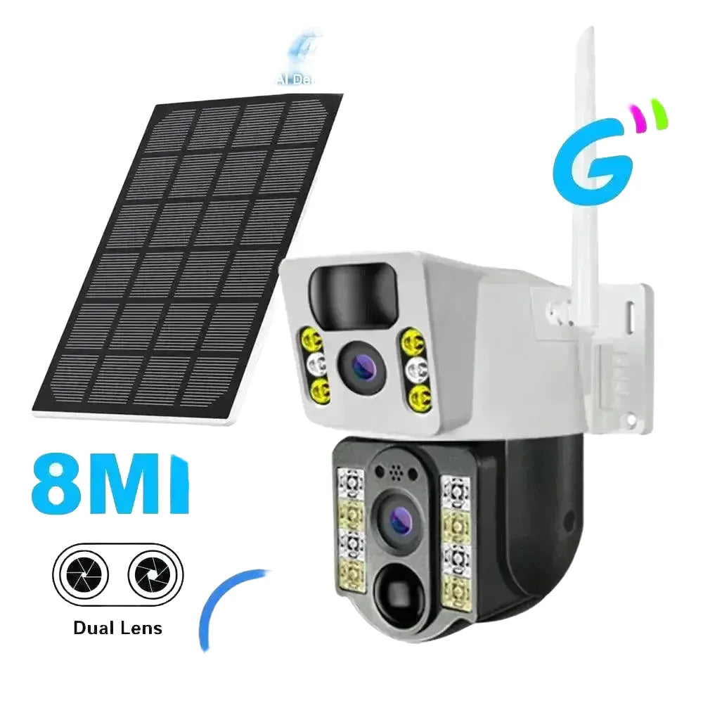 Clear CCTV Camera for Outdoor Use — 4G Cam Add 128GB