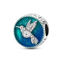 Sterling Silver Blue Charm Whale